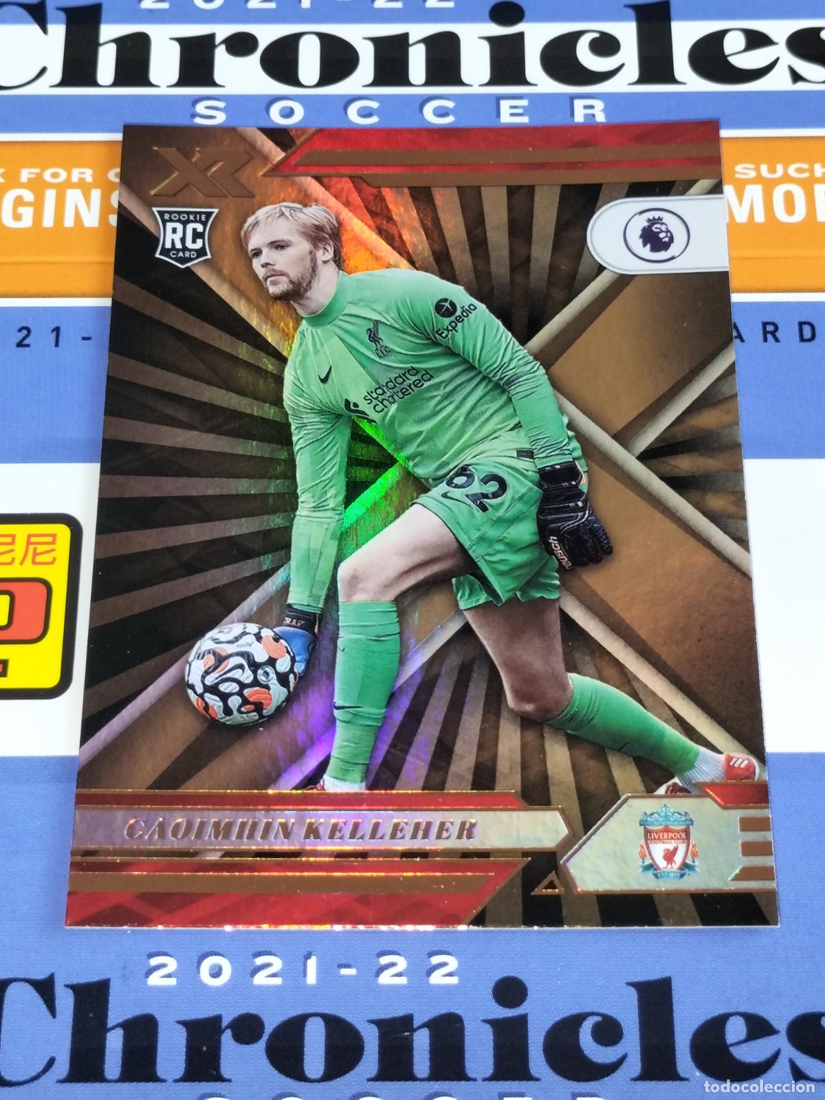 Football Stickers: N&ordm; 116 CAOIMHIN KELLEHER RC LIVERPOOL CARD CHRONICLES XR PREMIER SOCCER 2021 2022 21 22 PANINI
