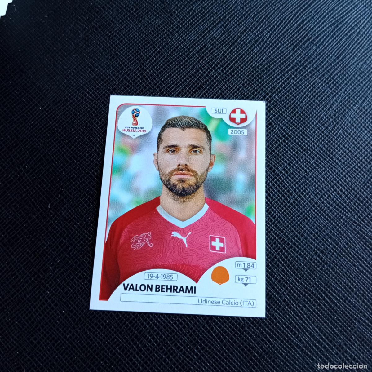 Cromos de f&uacute;tbol: 386 VALON BEHRAMI SUIZA PANINI MUNDIAL RUSIA 2018 CROMO FUTBOL 18 - SIN PEGAR - /CJ2