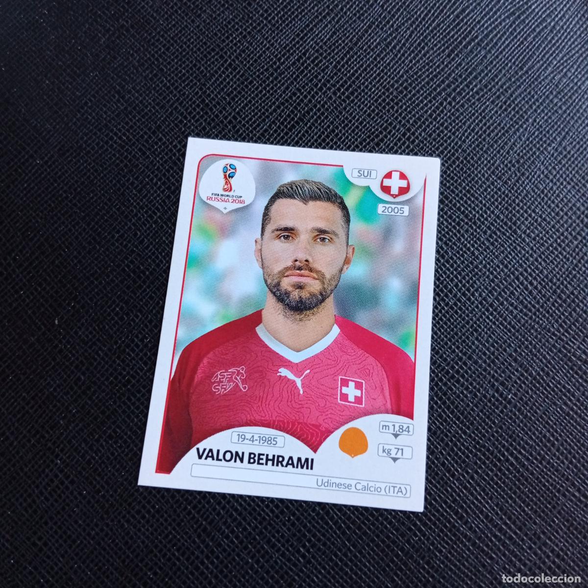 Cromos de f&uacute;tbol: 386 VALON BEHRAMI SUIZA PANINI MUNDIAL RUSIA 2018 CROMO FUTBOL 18 - SIN PEGAR - /CJ2 .