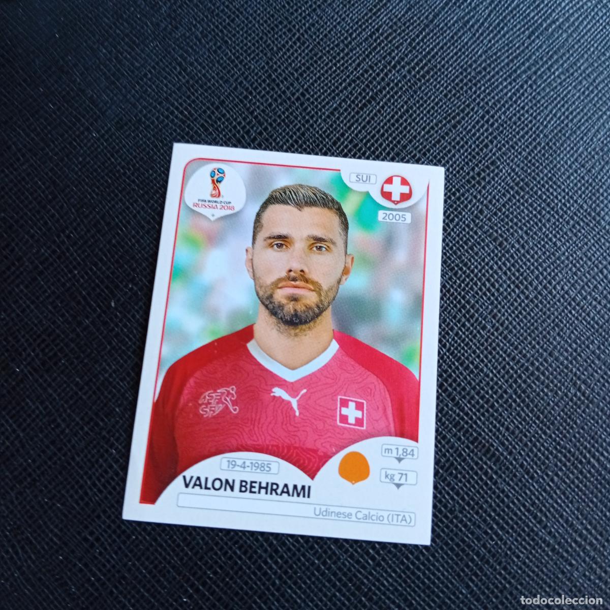Cromos de f&uacute;tbol: 386 VALON BEHRAMI SUIZA PANINI MUNDIAL RUSIA 2018 CROMO FUTBOL 18 - SIN PEGAR - /CJ2 ..