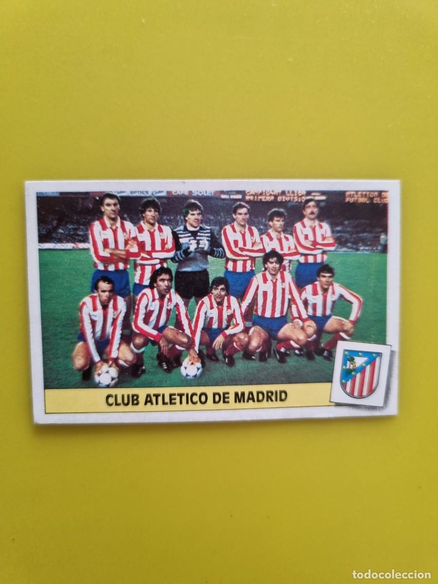Cromos de f&uacute;tbol: CROMO LIGA ESTE 86 87 1986 1987 DESPEGADO ALINEACION AT DE MADRID AR1026