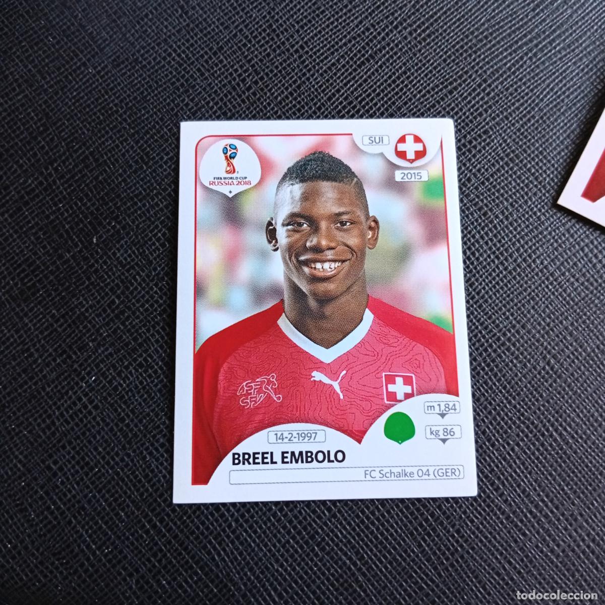 Cromos de f&uacute;tbol: 388 EMBOLO SUIZA PANINI MUNDIAL RUSIA 2018 CROMO FUTBOL 18 - SIN PEGAR - /CJ2 .