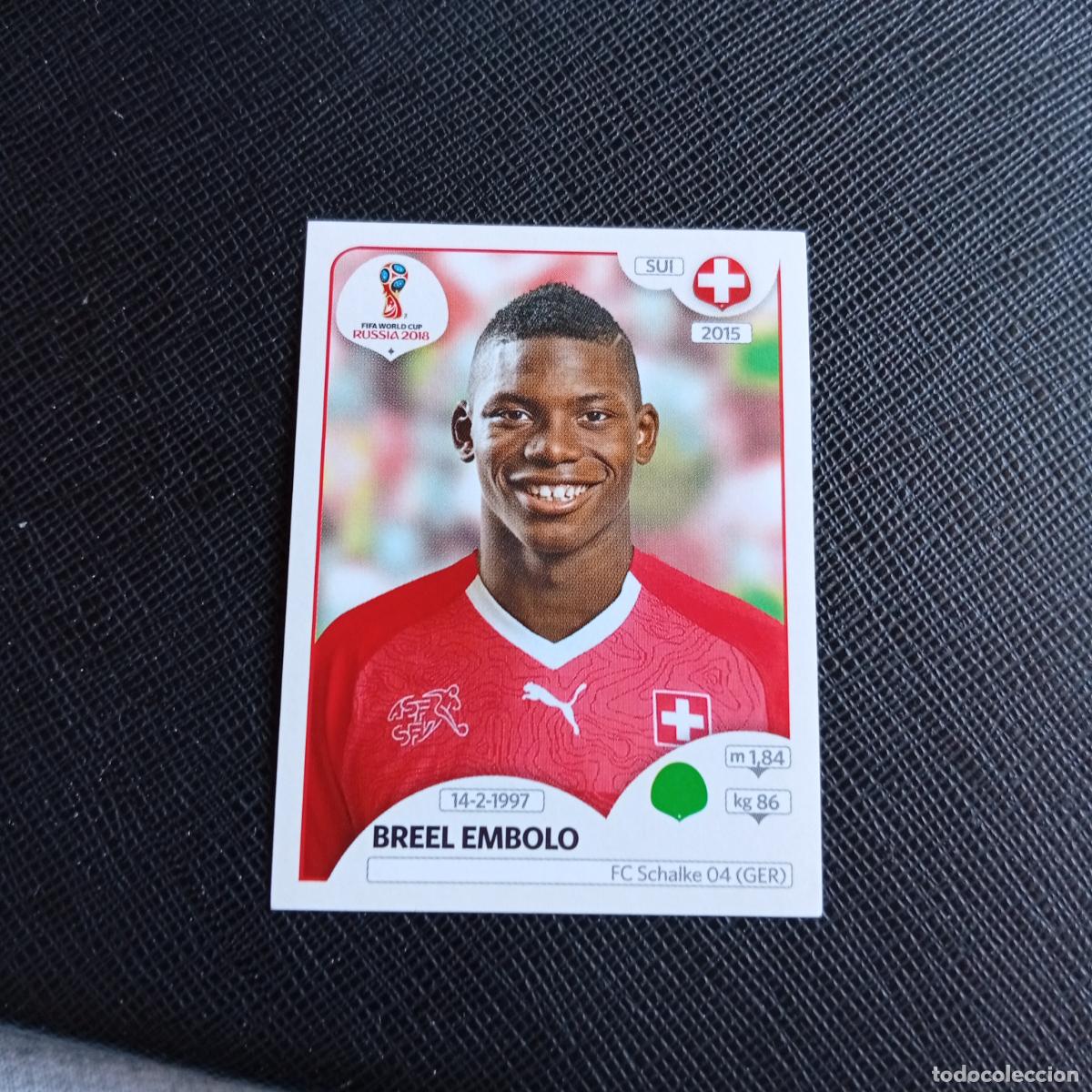 Cromos de f&uacute;tbol: 388 EMBOLO SUIZA PANINI MUNDIAL RUSIA 2018 CROMO FUTBOL 18 - SIN PEGAR - /CJ2 ..