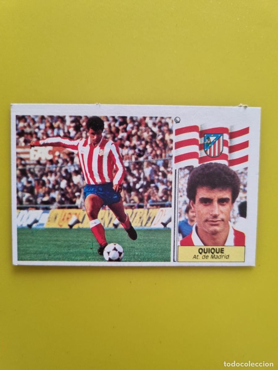 Cromos de f&uacute;tbol: CROMO LIGA ESTE 86 87 1986 1987 DESPEGADO QUIQUE AT DE MADRID AR1026