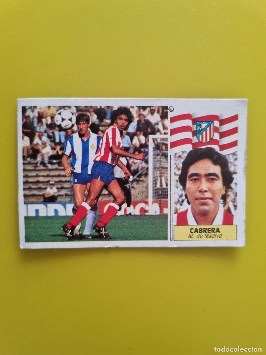 Cromos de f&uacute;tbol: CROMO LIGA ESTE 86 87 1986 1987 NUNCA PEGADO SIN PEGAR CABRERA AT DE MADRID LEER AR1026