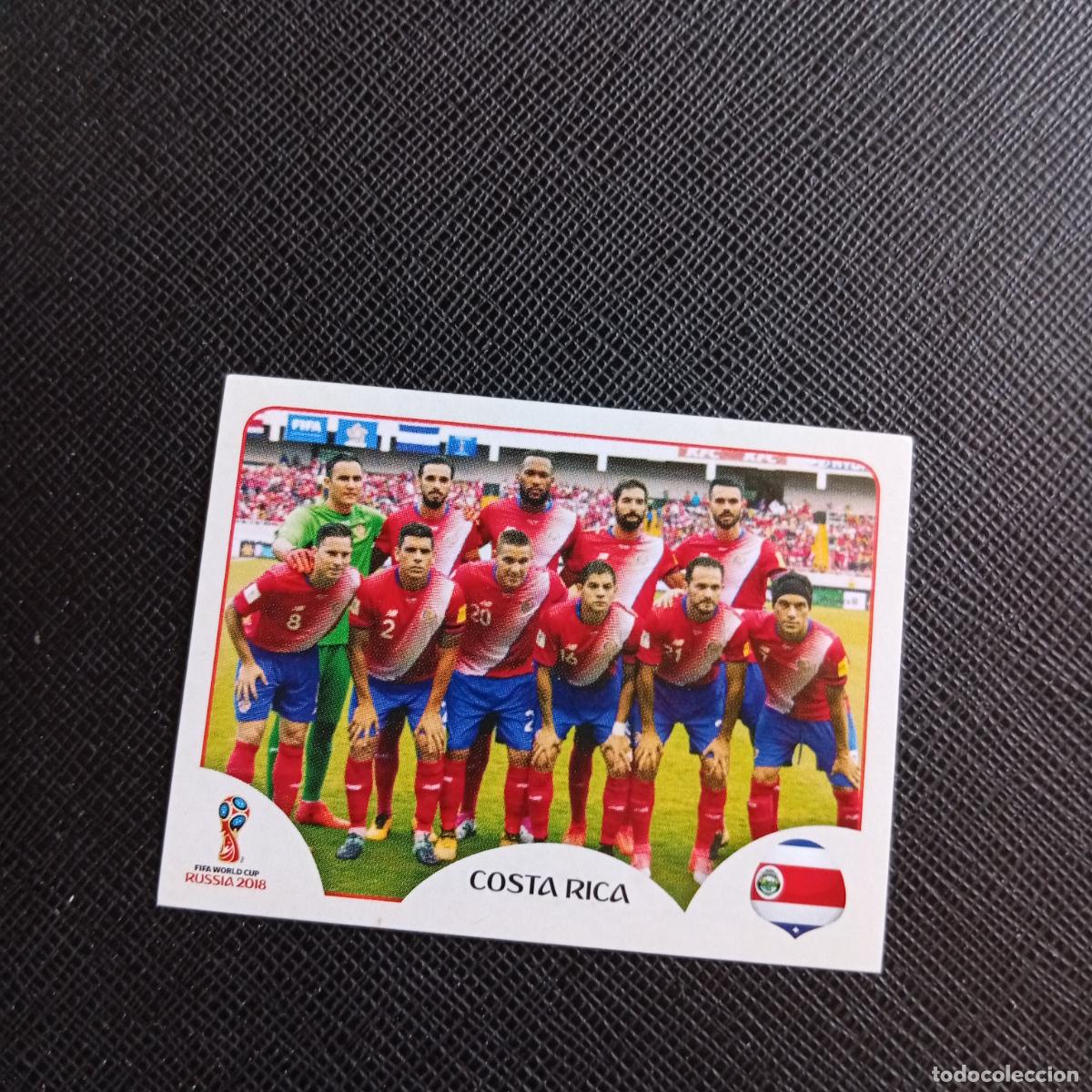 Cromos de f&uacute;tbol: 393 ALINEACION COSTA RICA PANINI MUNDIAL RUSIA 2018 CROMO FUTBOL 18 - SIN PEGAR - /CJ2