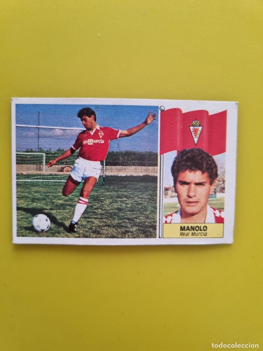 Cromos de f&uacute;tbol: CROMO LIGA ESTE 86 87 1986 1987 DESPEGADO MANOLO REAL MURCIA AR1026