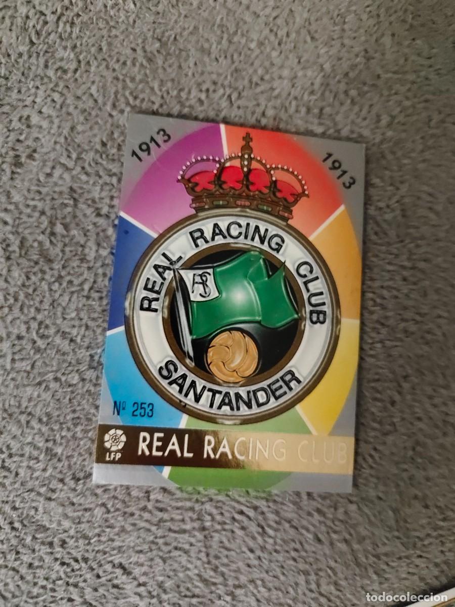 Cromos de f&uacute;tbol: 253. ESCUDO REAL RACING CLUB MUNDICROMO FICHAS 97 98 LIGA 1997 1998 CARD ABB