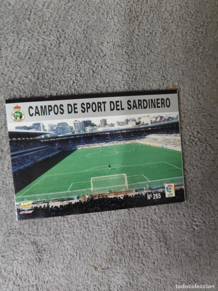 Cromos de f&uacute;tbol: 255. EL SARDINERO REAL RACING CLUB MUNDICROMO FICHAS 97 98 LIGA 1997 1998 CARD ABB