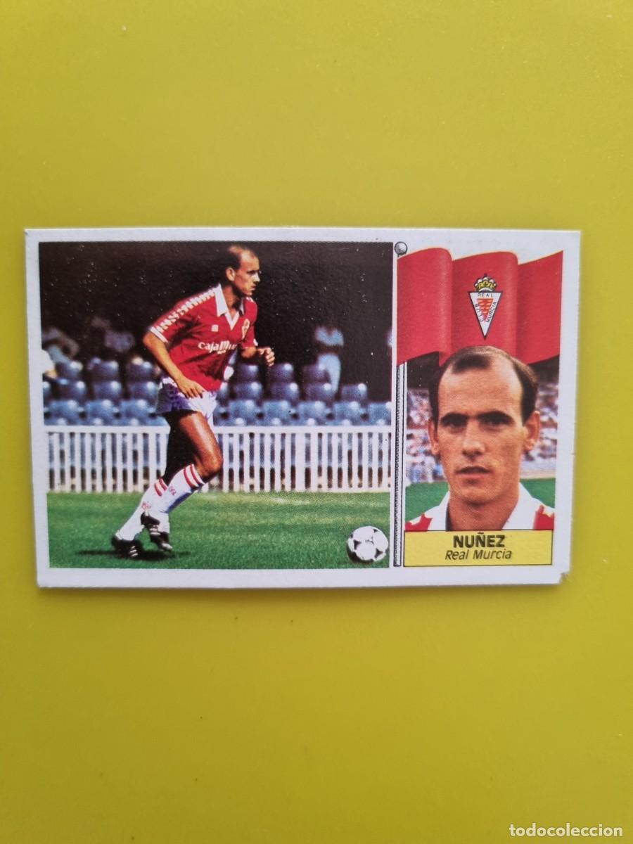 Cromos de f&uacute;tbol: CROMO LIGA ESTE 86 87 1986 1987 DESPEGADO NU&Ntilde;EZ REAL MURCIA AR1026