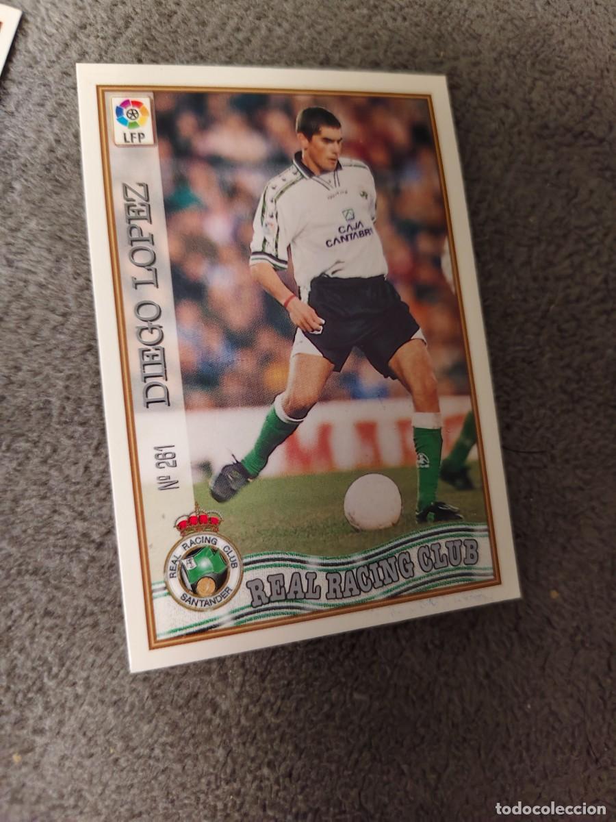 Cromos de f&uacute;tbol: 261. DIEGO L&Oacute;PEZ REAL RACING CLUB MUNDICROMO FICHAS 97 98 LIGA 1997 1998 CARD ABB