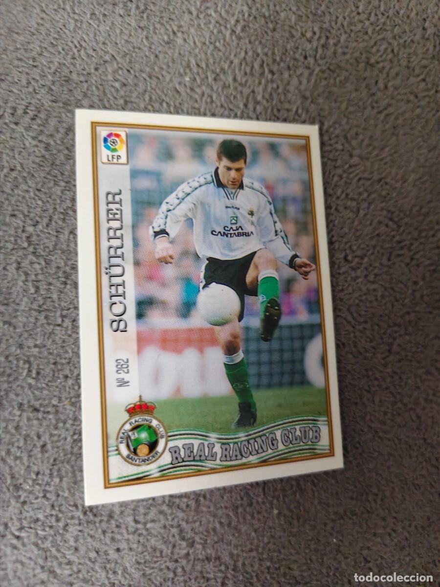 Cromos de f&uacute;tbol: 262. SCH&Uuml;RRER REAL RACING CLUB MUNDICROMO FICHAS 97 98 LIGA 1997 1998 CARD ABB