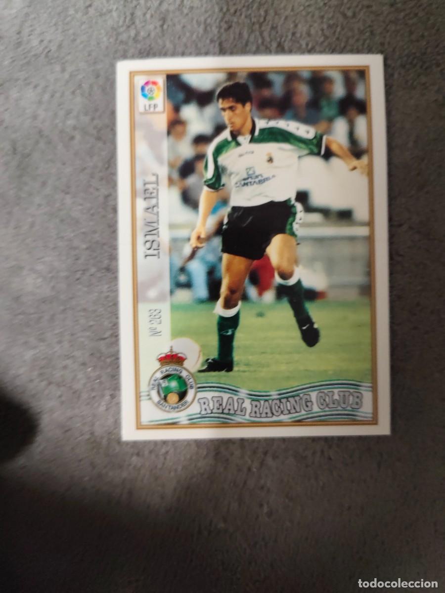 Cromos de f&uacute;tbol: 263. ISMAEL REAL RACING CLUB MUNDICROMO FICHAS 97 98 LIGA 1997 1998 CARD ABB