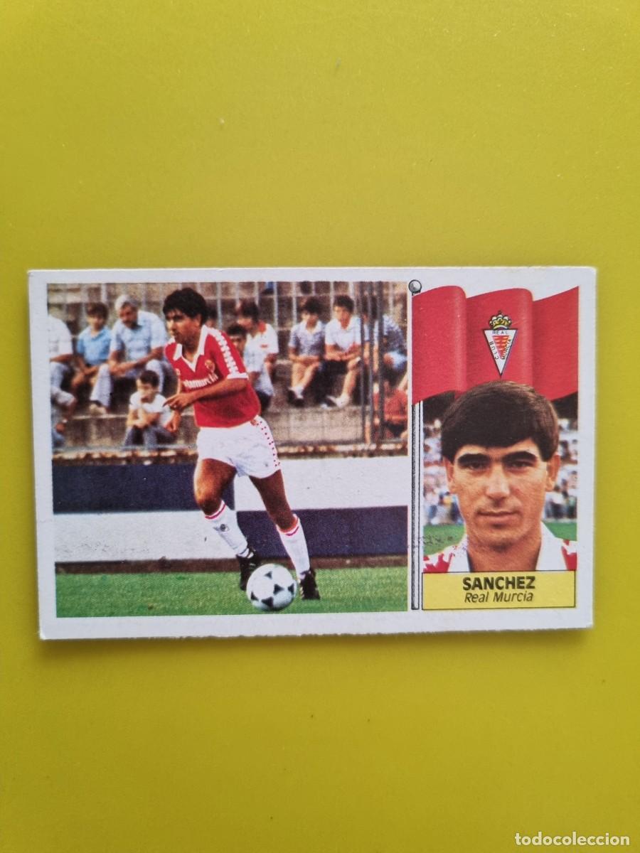 Cromos de f&uacute;tbol: CROMO LIGA ESTE 86 87 1986 1987 NUNCA PEGADO SIN PEGAR SANCHEZ REAL MURCIA AR1026