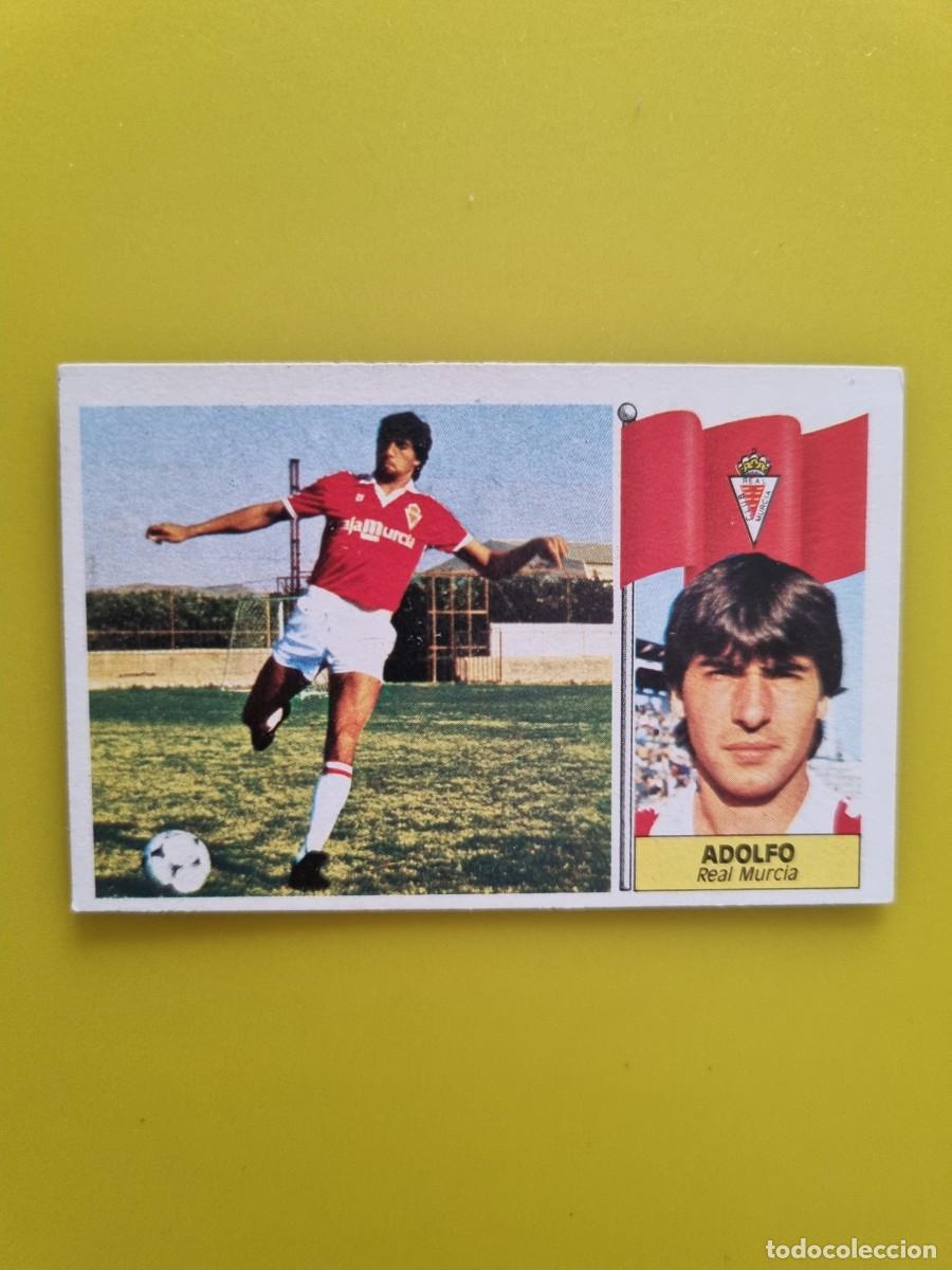 Cromos de f&uacute;tbol: CROMO LIGA ESTE 86 87 1986 1987 NUNCA PEGADO SIN PEGAR ADOLFO REAL MURCIA AR1026