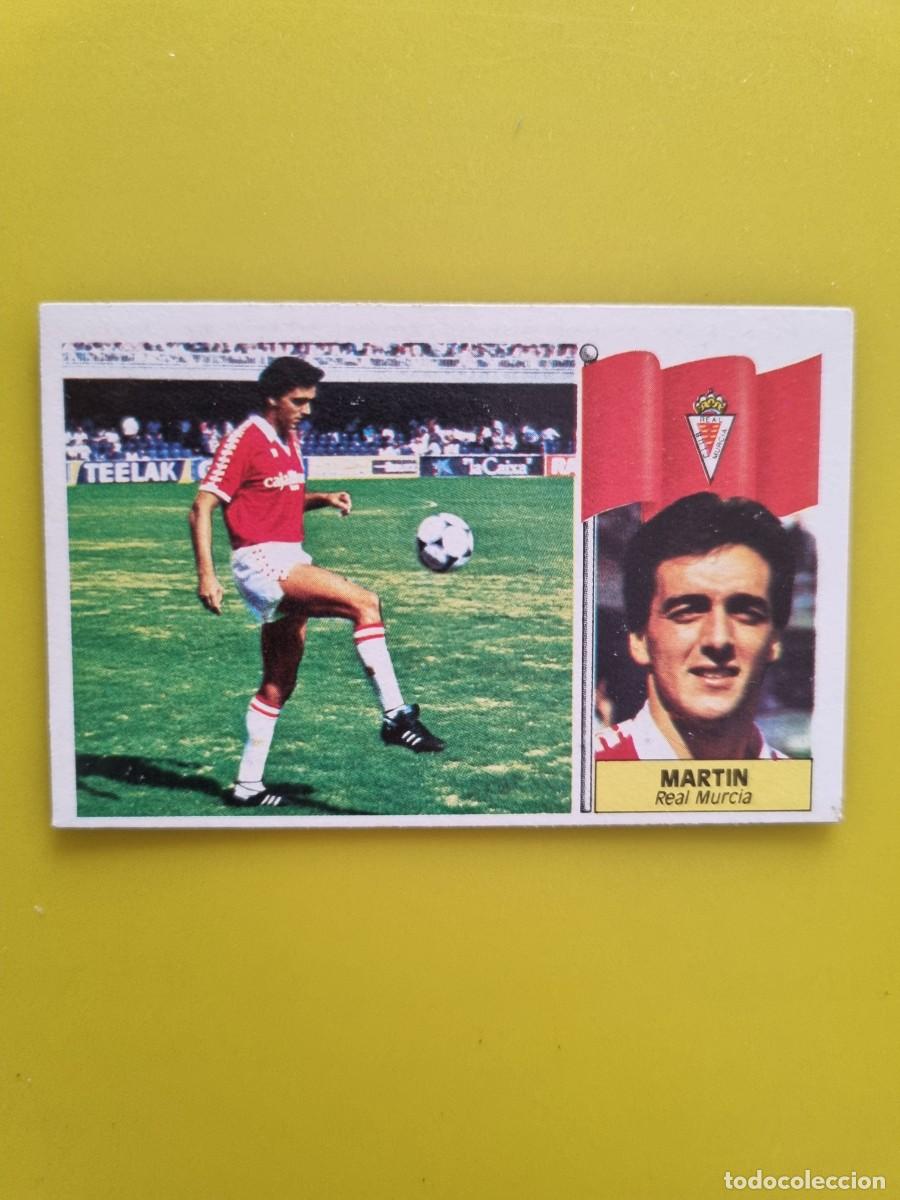Cromos de f&uacute;tbol: CROMO LIGA ESTE 86 87 1986 1987 NUNCA PEGADO SIN PEGAR MARTIN REAL MURCIA AR1026