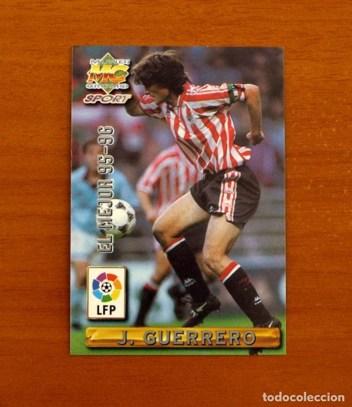 Cromos de f&uacute;tbol: Athletic Bilbao-412 Julen Guerrero El Mejor-Mundicromo Las Fichas de Liga de F&uacute;tbol 1996-1997-96-97