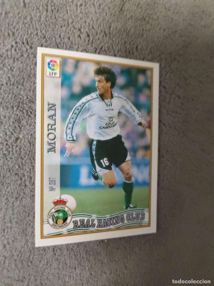 Cromos de f&uacute;tbol: 267. MOR&Aacute;N REAL RACING CLUB MUNDICROMO FICHAS 97 98 LIGA 1997 1998 CARD ABB