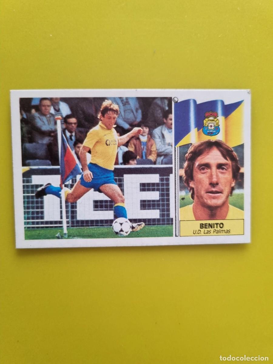 Cromos de f&uacute;tbol: CROMO LIGA ESTE 86 87 1986 1987 NUNCA PEGADO SIN PEGAR BENITO UD LAS PALAMAS AR1026