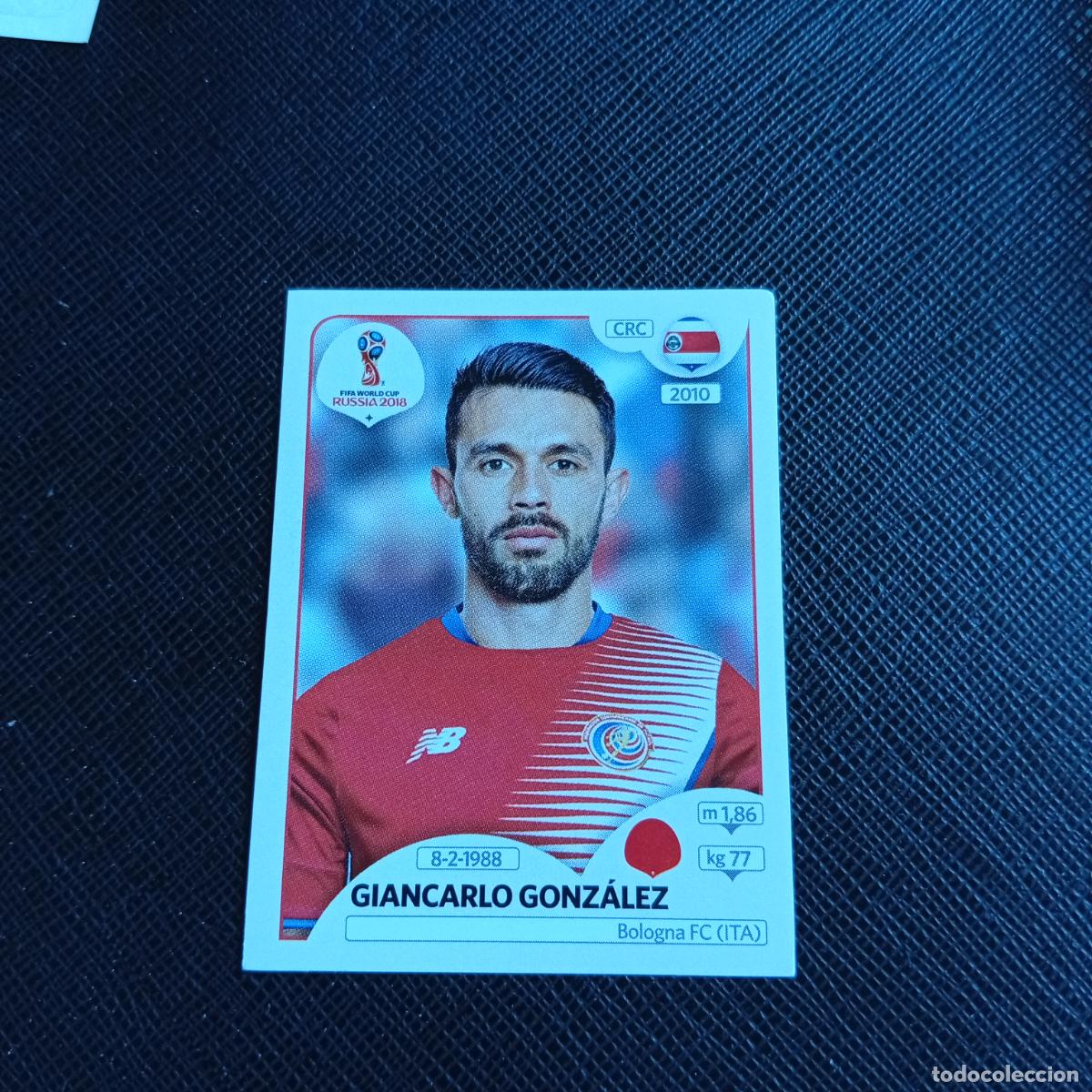 Cromos de f&uacute;tbol: 395 GIANCARLO GONZALEZ COSTA RICA PANINI MUNDIAL RUSIA 2018 CROMO FUTBOL 18 - SIN PEGAR - /CJ2