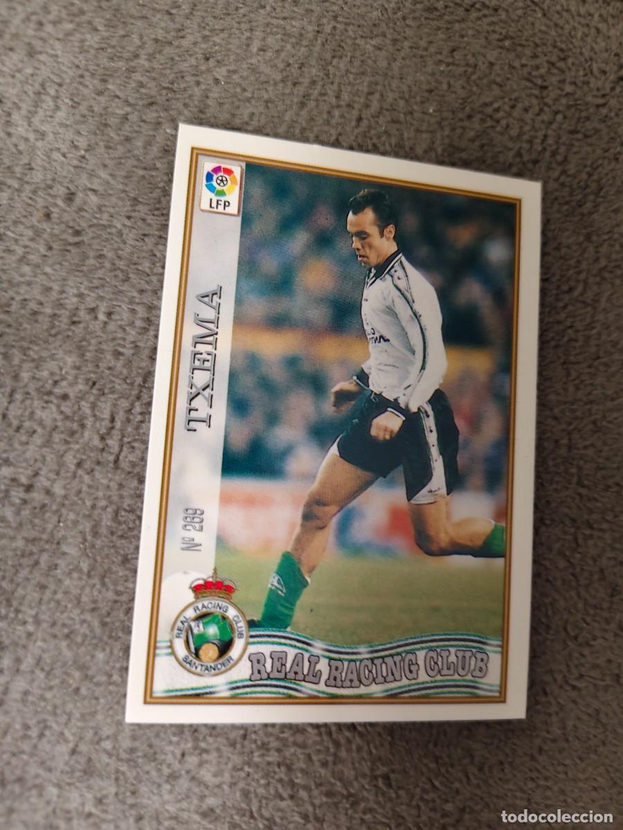 Cromos de f&uacute;tbol: 269. TXEMA REAL RACING CLUB MUNDICROMO FICHAS 97 98 LIGA 1997 1998 CARD ABB