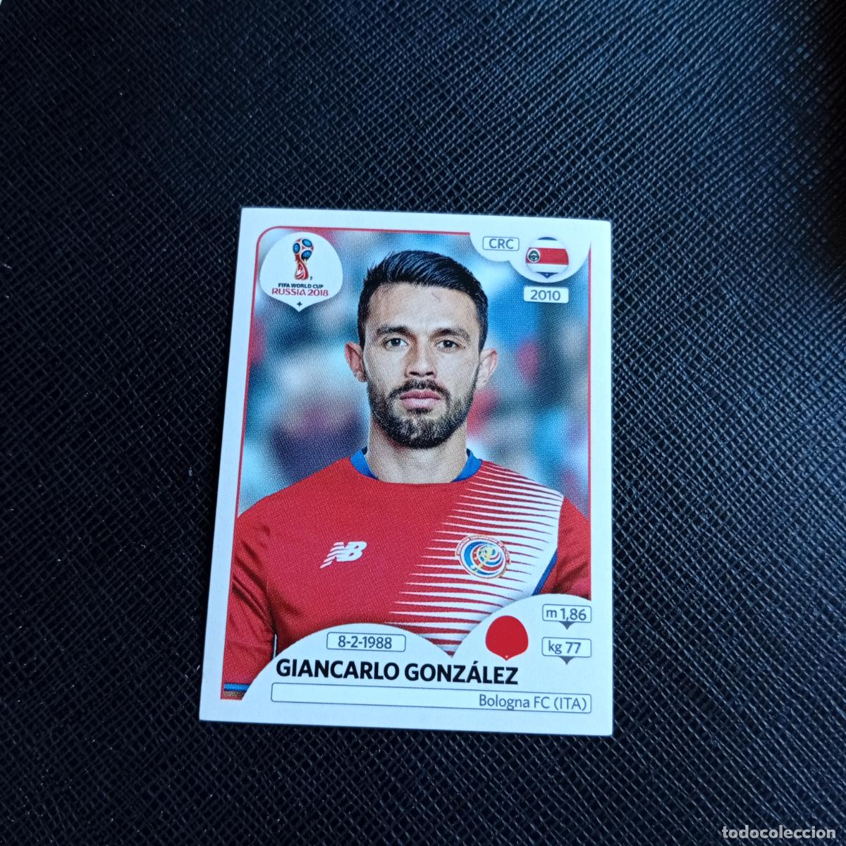 Cromos de f&uacute;tbol: 395 GIANCARLO GONZALEZ COSTA RICA PANINI MUNDIAL RUSIA 2018 CROMO FUTBOL 18 - SIN PEGAR - /CJ2