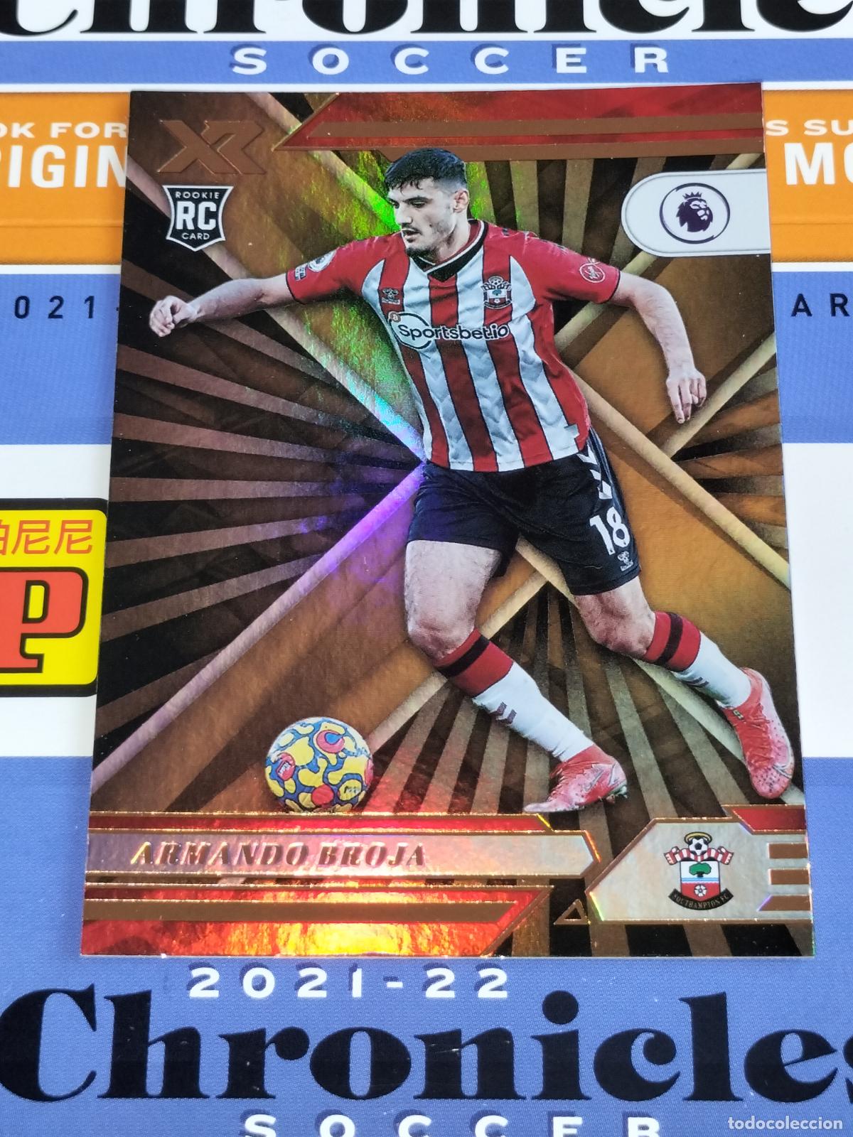 Cromos de f&uacute;tbol: N&ordm; 129 ARMANDO BROJA RC ROOKIE SOUTHAMPTON CARD CHRONICLES XR PREMIER SOCCER 2021 2022 21 22 PANINI