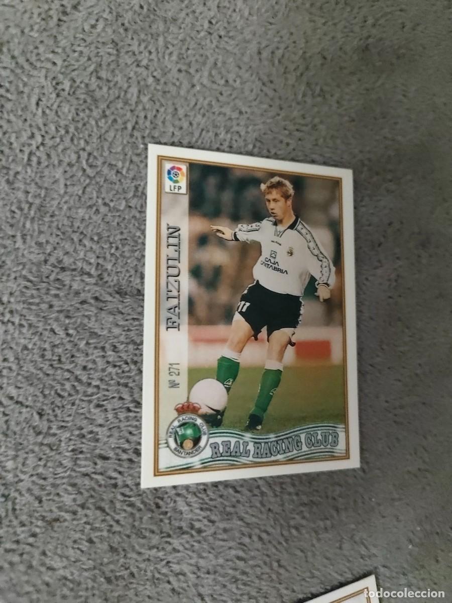 Cromos de f&uacute;tbol: 271. FAIZULIN REAL RACING CLUB MUNDICROMO FICHAS 97 98 LIGA 1997 1998 CARD ABB