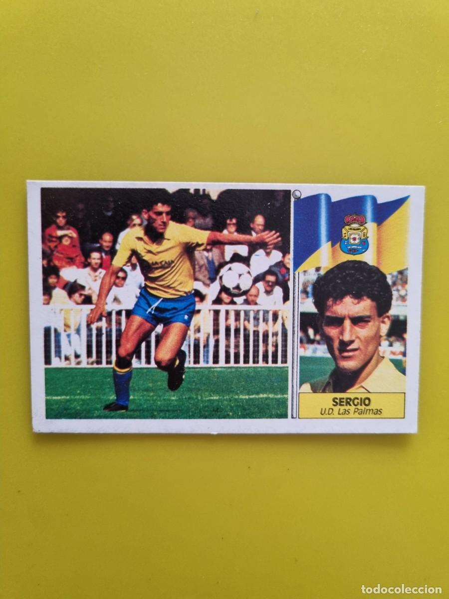 Cromos de f&uacute;tbol: CROMO LIGA ESTE 86 87 1986 1987 NUNCA PEGADO SIN PEGAR SERGIO UD LAS PALAMAS AR1026