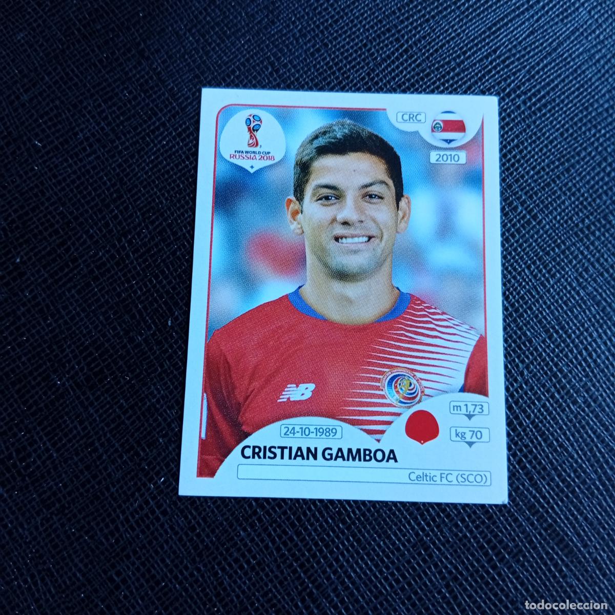 Cromos de f&uacute;tbol: 396 GAMBOA COSTA RICA PANINI MUNDIAL RUSIA 2018 CROMO FUTBOL 18 - SIN PEGAR - /CJ2 ..