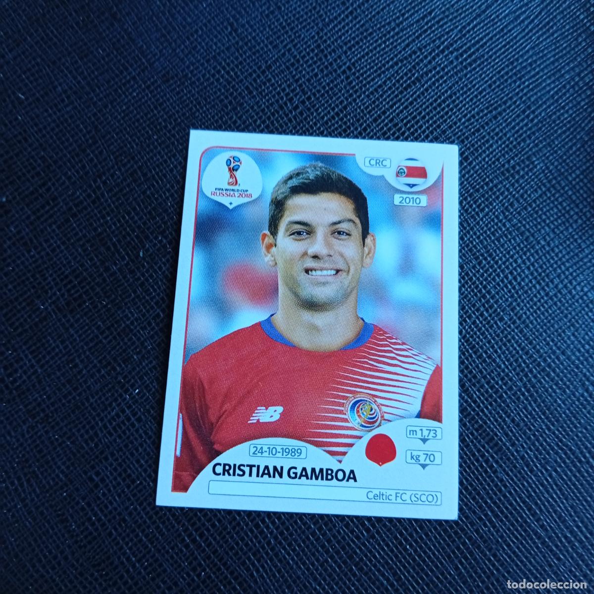 Cromos de f&uacute;tbol: 396 GAMBOA COSTA RICA PANINI MUNDIAL RUSIA 2018 CROMO FUTBOL 18 - SIN PEGAR - /CJ2 .