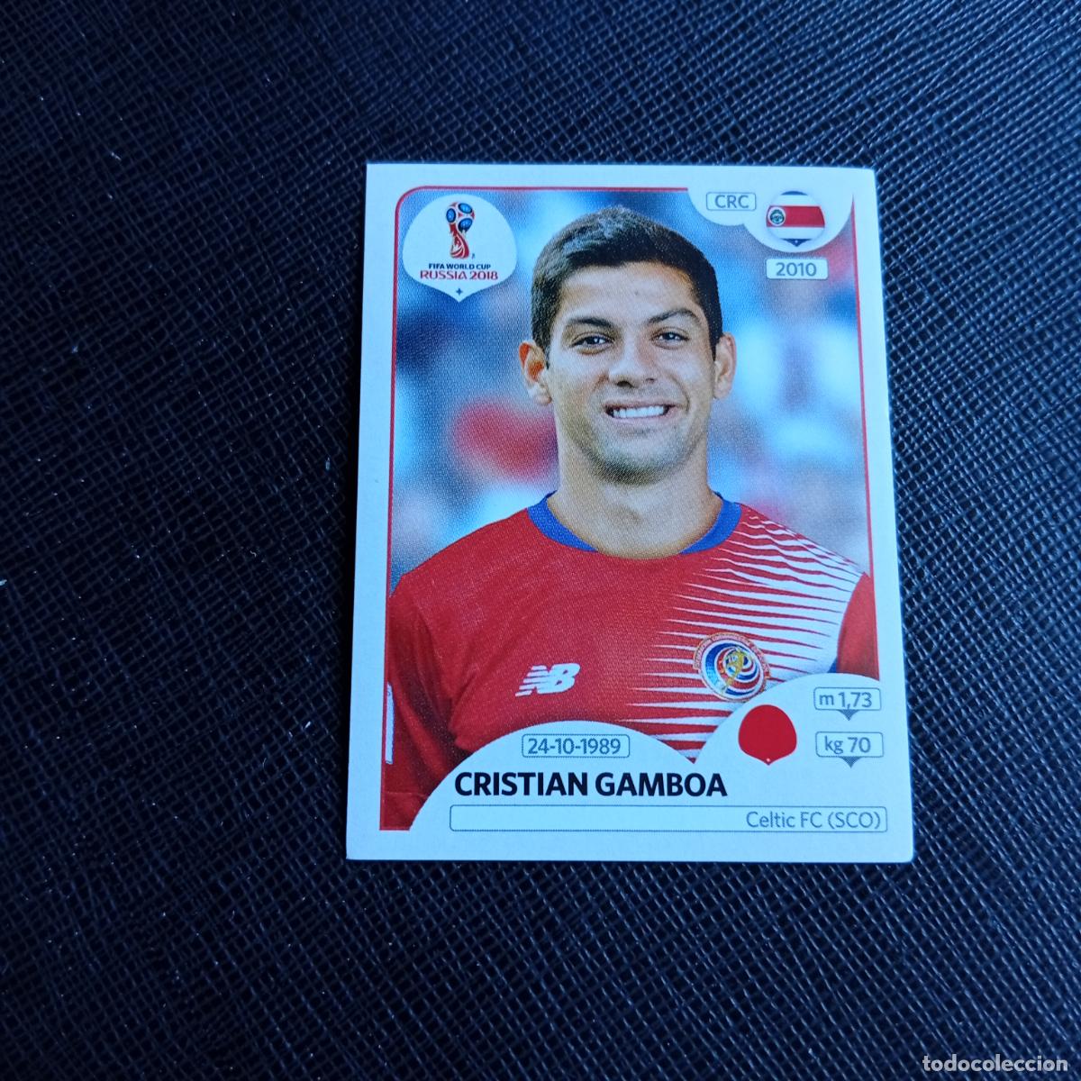 Cromos de f&uacute;tbol: 396 GAMBOA COSTA RICA PANINI MUNDIAL RUSIA 2018 CROMO FUTBOL 18 - SIN PEGAR - /CJ2 .