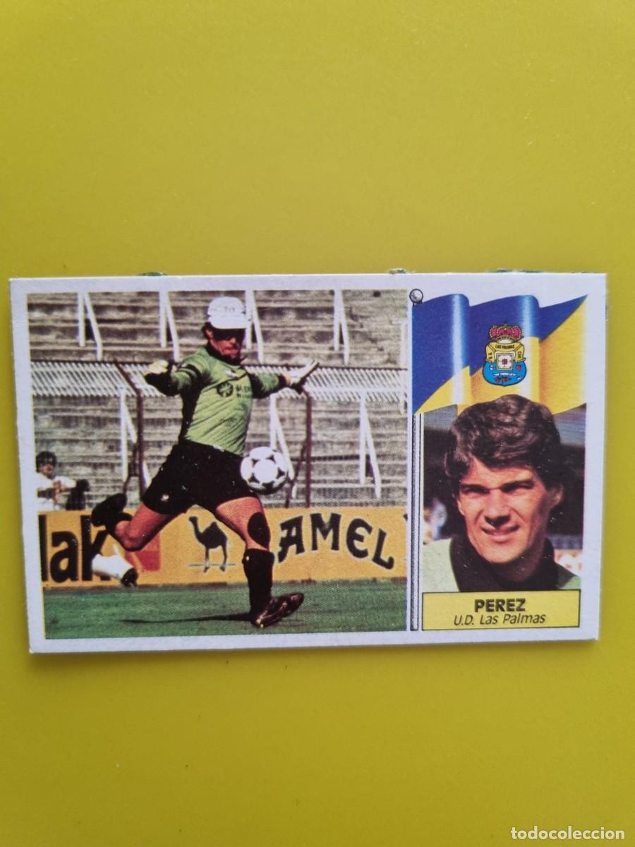 Cromos de f&uacute;tbol: CROMO LIGA ESTE 86 87 1986 1987 DESPEGADO PEREZ UD LAS PALAMAS AR1026