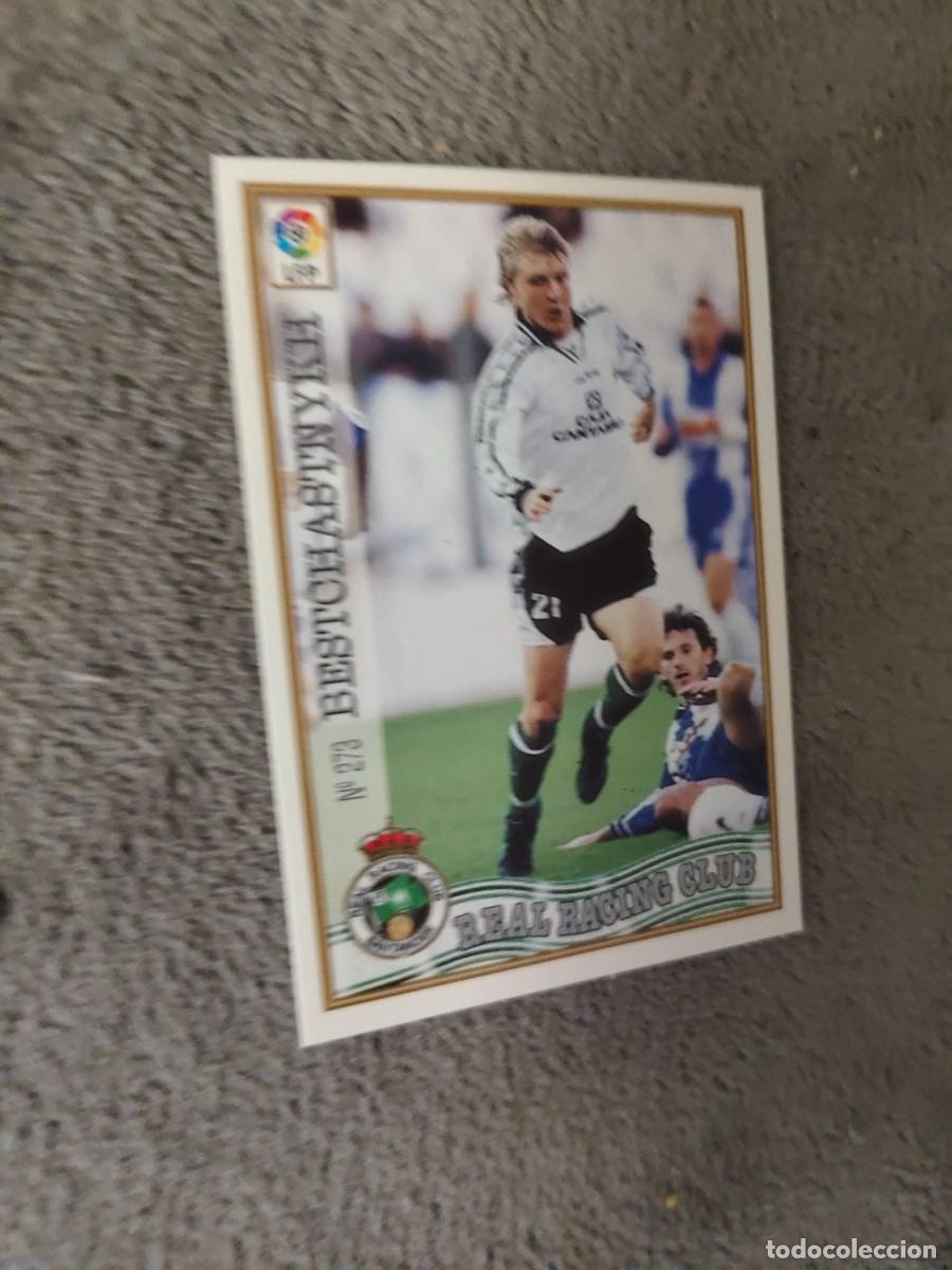 Cromos de f&uacute;tbol: 273. BESTCHASTNYKH REAL RACING CLUB MUNDICROMO FICHAS 97 98 LIGA 1997 1998 CARD ABB