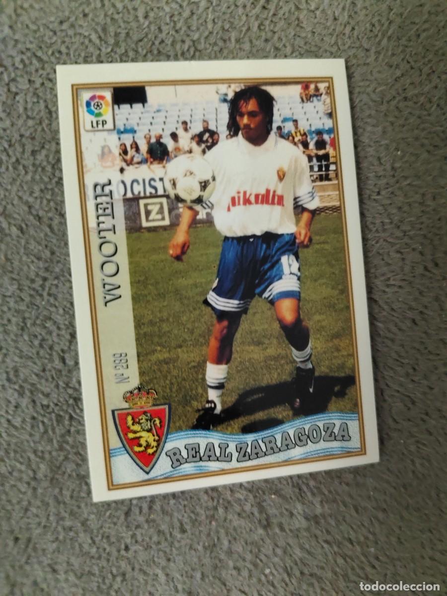 Cartes &agrave; collectionner de Football: 289. WOOTER REAL ZARAGOZA MUNDICROMO FICHAS 97 98 LIGA 1997 1998 CARD ABB