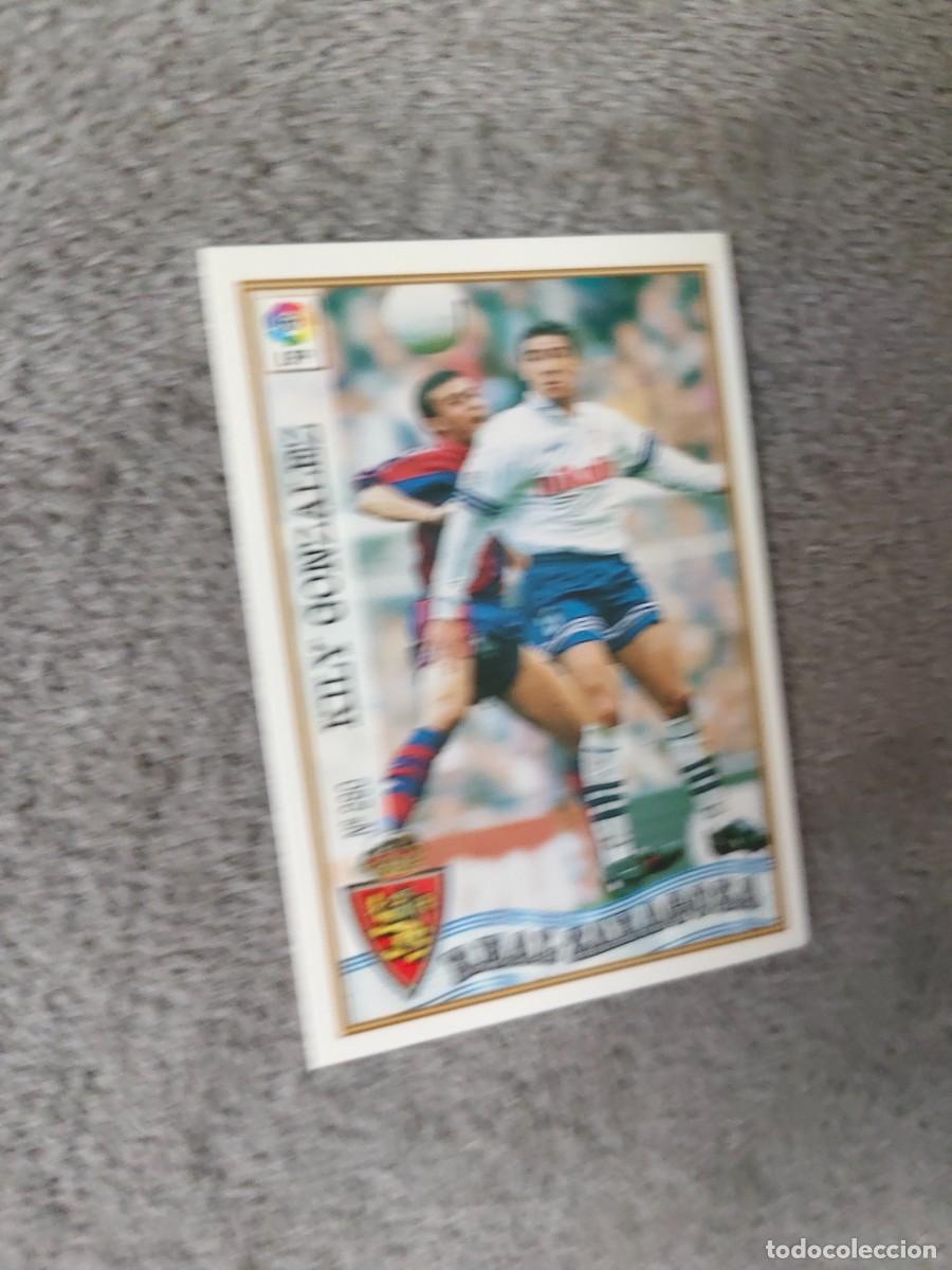 Cartes &agrave; collectionner de Football: 290. KILY GONZ&Aacute;LEZ REAL ZARAGOZA MUNDICROMO FICHAS 97 98 LIGA 1997 1998 CARD ABB
