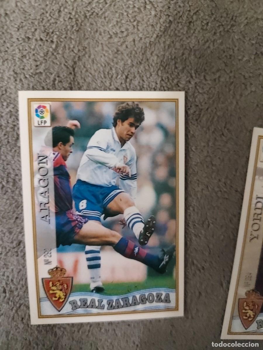 Cromos de f&uacute;tbol: 292. ARAG&Oacute;N REAL ZARAGOZA MUNDICROMO FICHAS 97 98 LIGA 1997 1998 CARD ABB