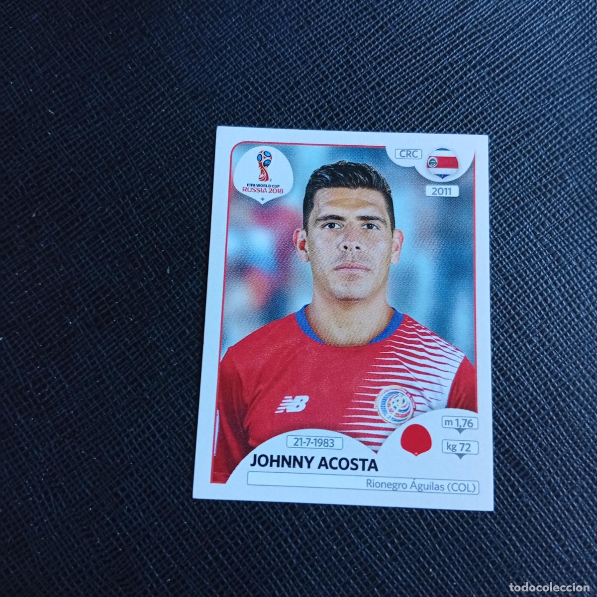 Cromos de f&uacute;tbol: 402 JOHNNY ACOSTA COSTA RICA PANINI MUNDIAL RUSIA 2018 CROMO FUTBOL 18 - SIN PEGAR - /CJ2