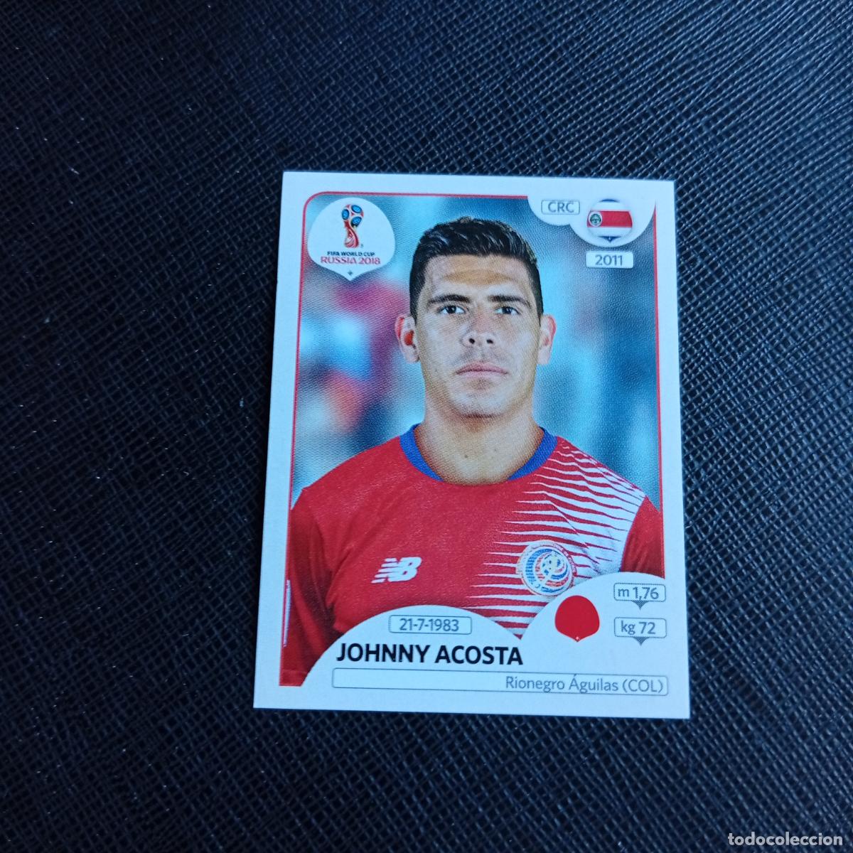 Cromos de f&uacute;tbol: 402 JOHNNY ACOSTA COSTA RICA PANINI MUNDIAL RUSIA 2018 CROMO FUTBOL 18 - SIN PEGAR - /CJ2