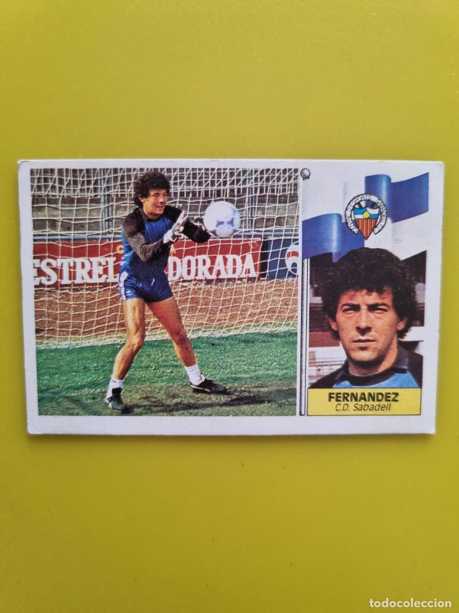 Cromos de f&uacute;tbol: CROMO LIGA ESTE 86 87 1986 1987 DESPEGADO FERNANDEZ CD SABADELL AR1026