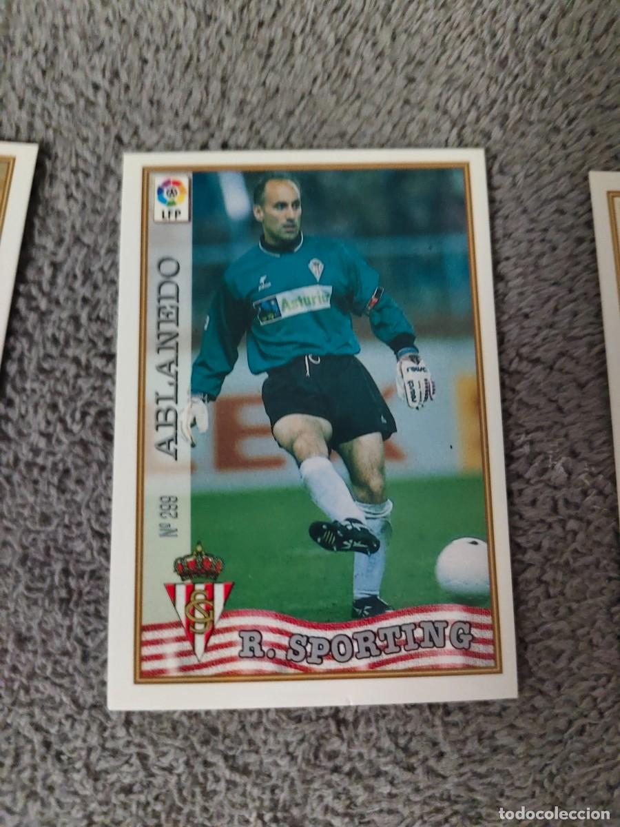 Cromos de f&uacute;tbol: 299. ABLANEDO REAL SPORTING MUNDICROMO FICHAS 97 98 LIGA 1997 1998 CARD ABB