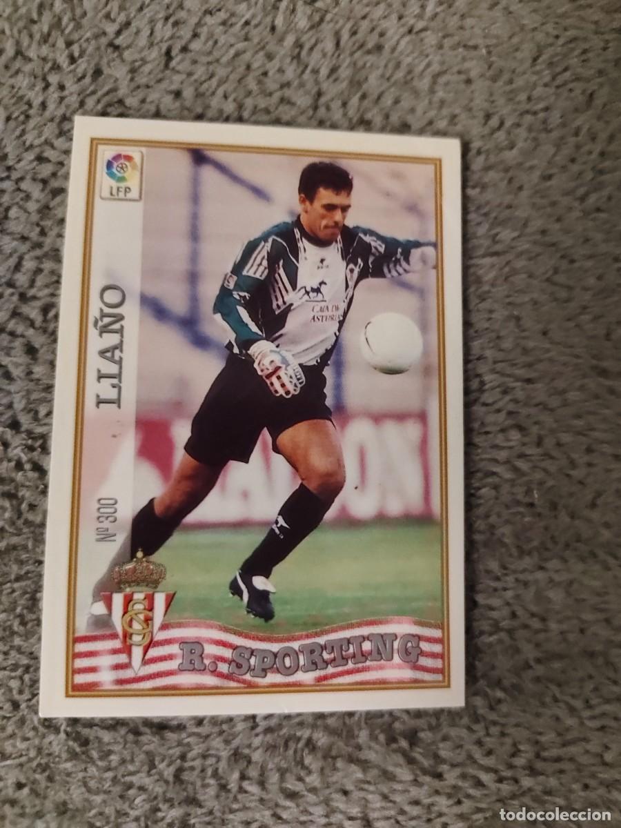 Cromos de f&uacute;tbol: 300. LIA&Ntilde;O REAL SPORTING MUNDICROMO FICHAS 97 98 LIGA 1997 1998 CARD ABB