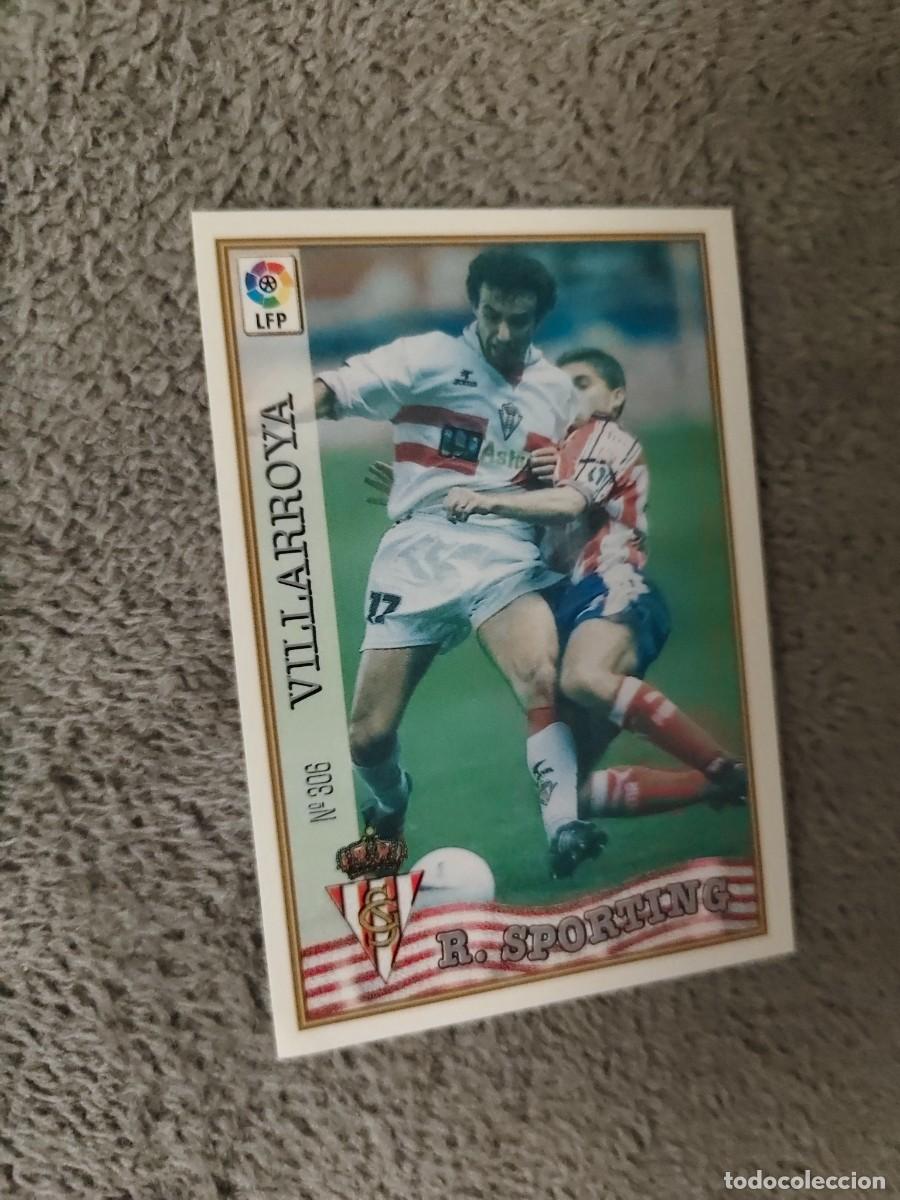 Football Stickers: 306. VILLARROYA REAL SPORTING MUNDICROMO FICHAS 97 98 LIGA 1997 1998 CARD ABB