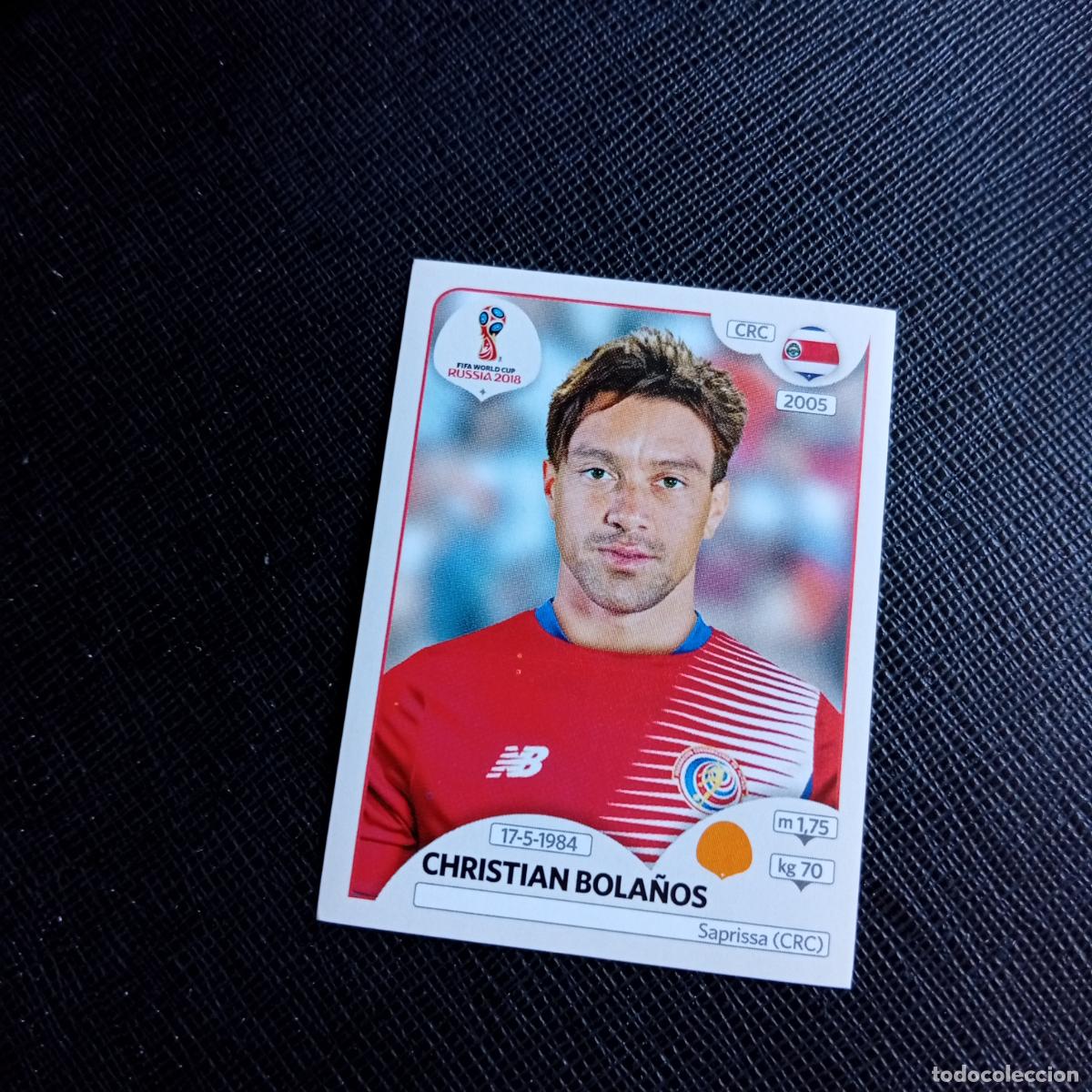 Football Stickers: 405 CHRISITIAN BOLA&Ntilde;OS COSTA RICA PANINI MUNDIAL RUSIA 2018 CROMO FUTBOL 18 - SIN PEGAR - /CJ2