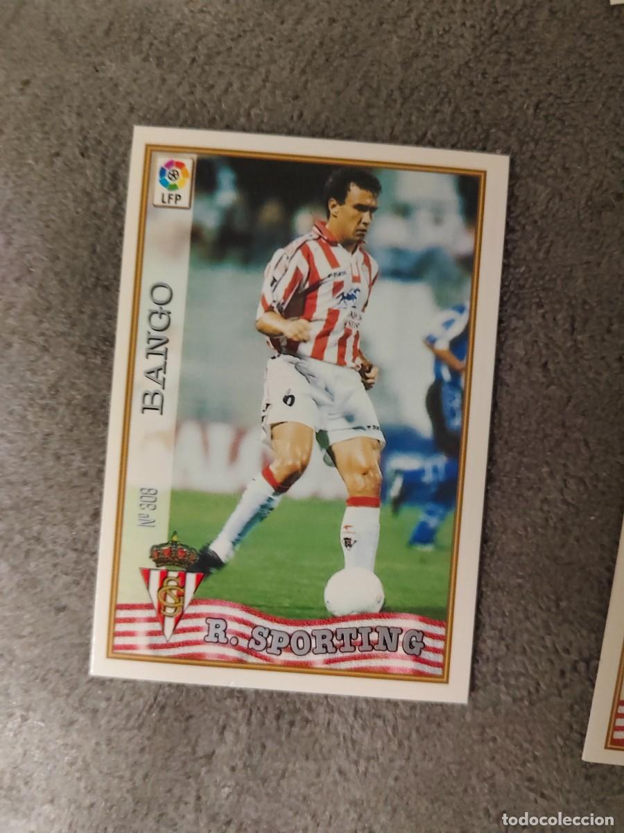 Football Stickers: 308. BANGO REAL SPORTING MUNDICROMO FICHAS 97 98 LIGA 1997 1998 CARD ABB