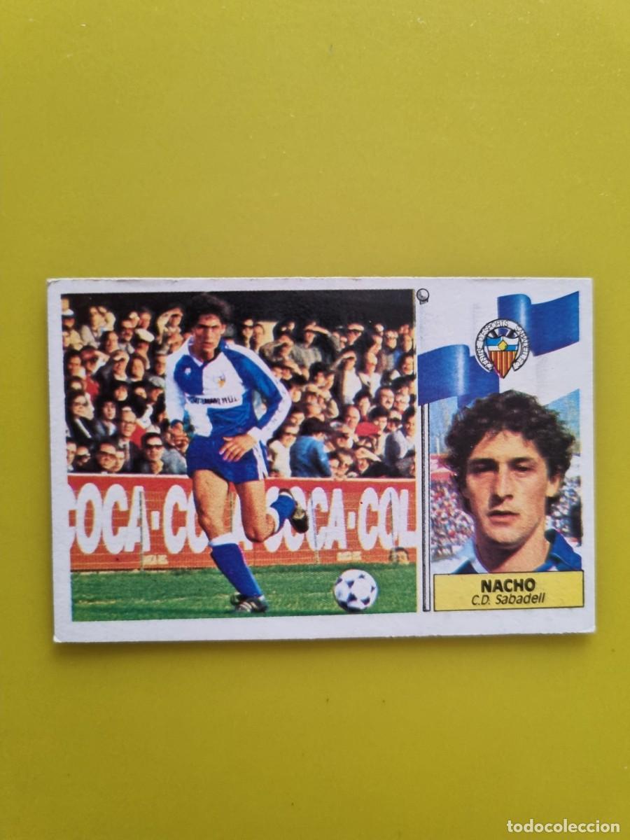 Football Stickers: CROMO LIGA ESTE 86 87 1986 1987 NUNCA PEGADO SIN PEGAR NACHO CD SABADELL AR1026