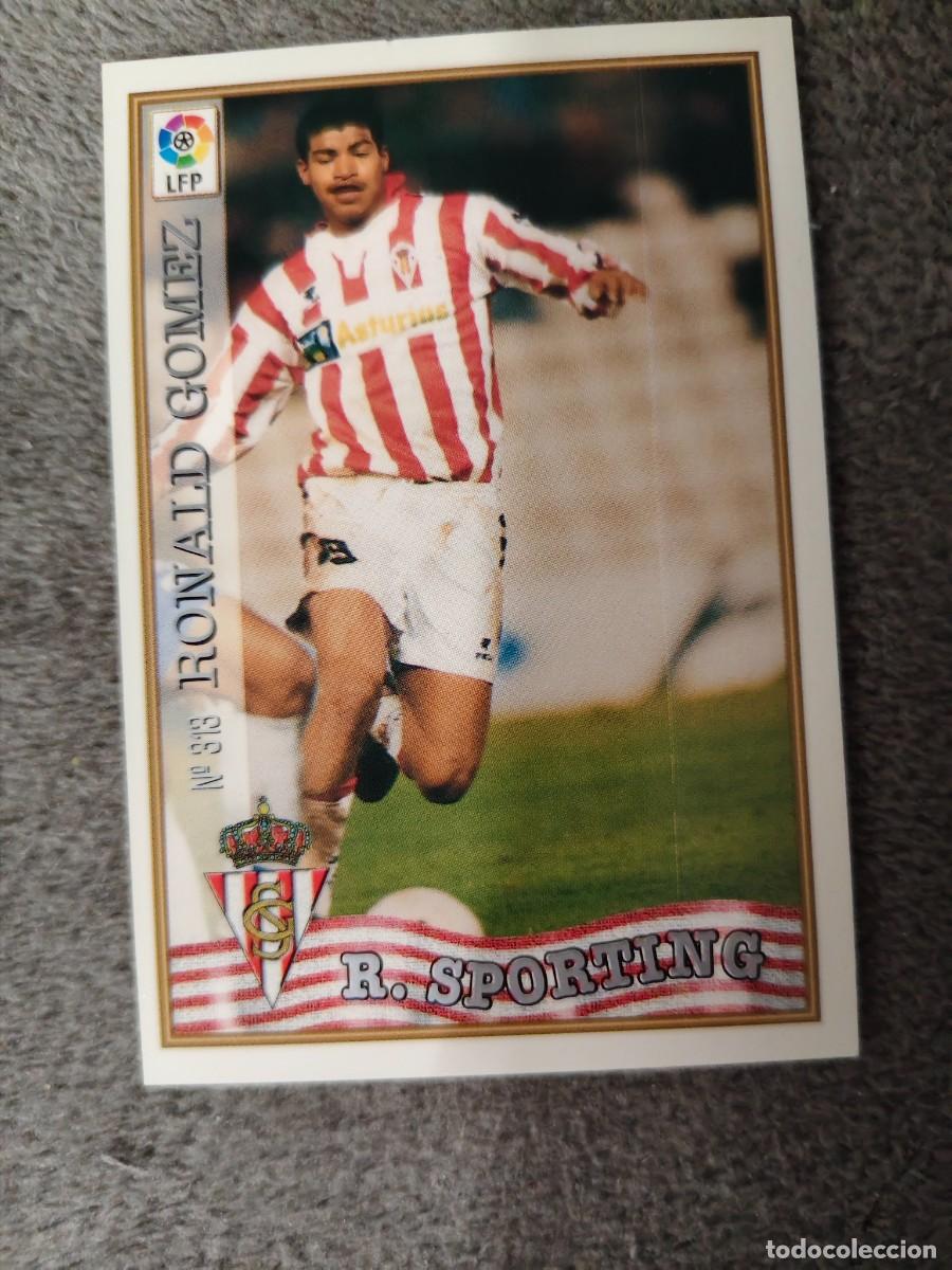 Cartes &agrave; collectionner de Football: 313. RONALD G&Oacute;MEZ REAL SPORTING MUNDICROMO FICHAS 97 98 LIGA 1997 1998 CARD ABB
