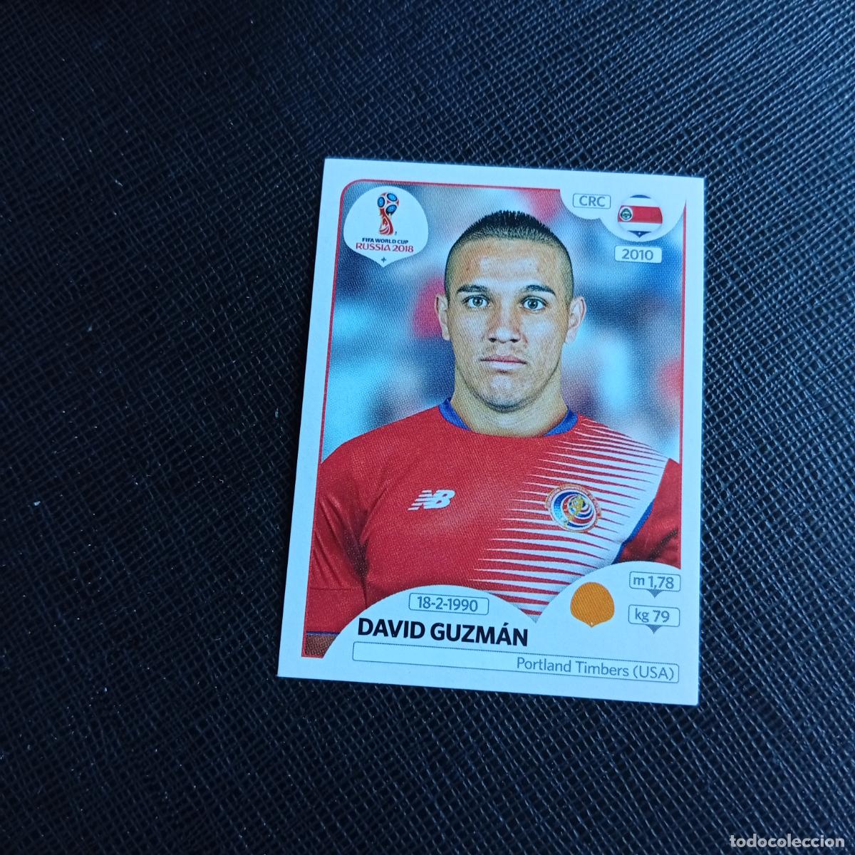 Cromos de f&uacute;tbol: 407 DAVID GUZMAN COSTA RICA PANINI MUNDIAL RUSIA 2018 CROMO FUTBOL 18 - SIN PEGAR - /CJ2