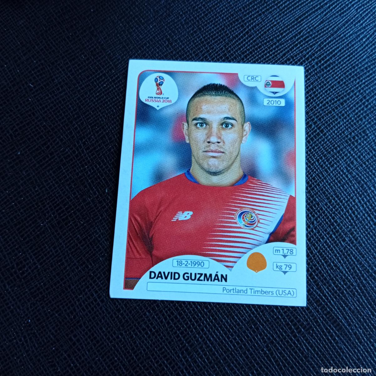 Cromos de f&uacute;tbol: 407 DAVID GUZMAN COSTA RICA PANINI MUNDIAL RUSIA 2018 CROMO FUTBOL 18 - SIN PEGAR - /CJ2