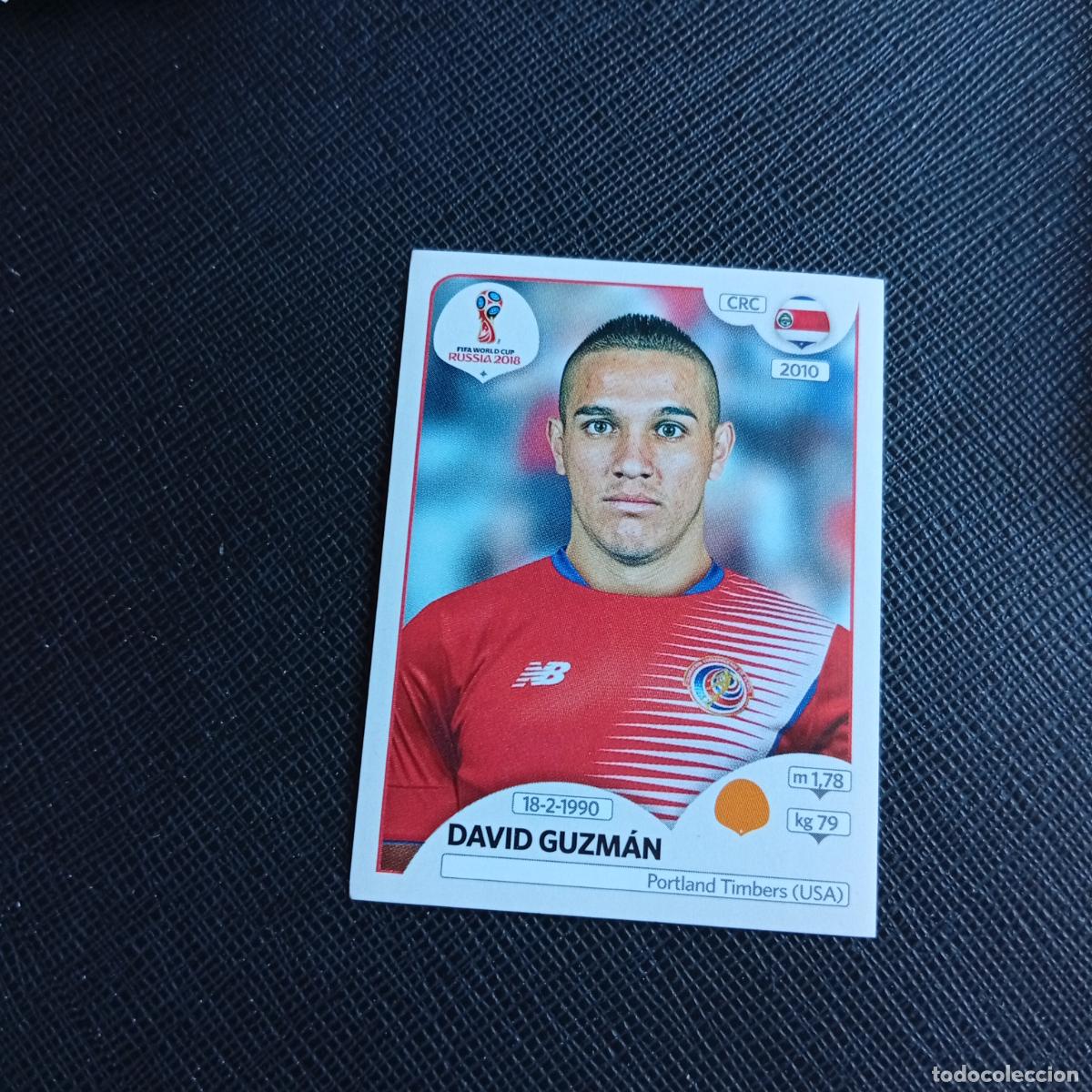 Cromos de f&uacute;tbol: 407 DAVID GUZMAN COSTA RICA PANINI MUNDIAL RUSIA 2018 CROMO FUTBOL 18 - SIN PEGAR - /CJ2 .